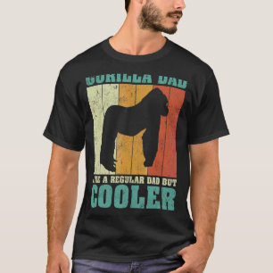 Mens Vintage Retro Gorilla Dad Like A Regular Dad  T-Shirt