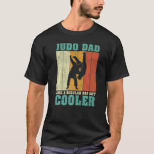 Mens Vintage Retro Judo Dad Like A Regular Dad Fat T-Shirt