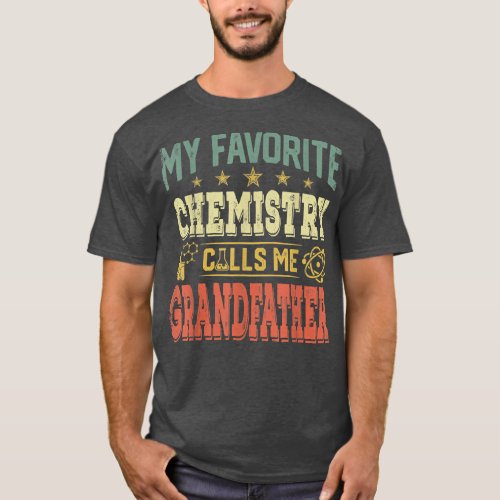 Mens Vintage Retro My Favorite Chemistry Calls Me  T_Shirt