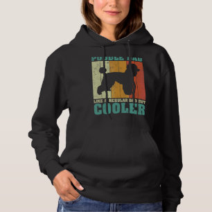 Mens Vintage Retro Poodle Dad Like A Regular Dad F Hoodie