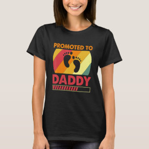 Mens Vintage Retro Promoted To Dad Funny Soon To B T-Shirt