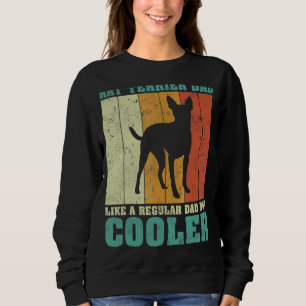 Mens Vintage Retro Rat Terrier Dad Like A Regular  Sweatshirt
