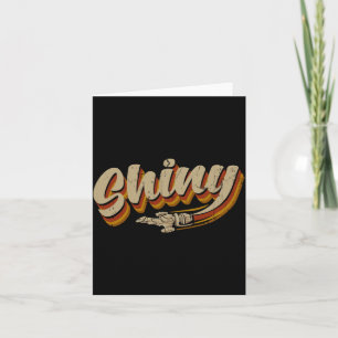 Mens Vintage Retro Shiny Since 2002 Vintage Card