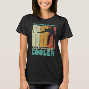 Mens Vintage Retro Snooker Dad Like A Regular Dad T-Shirt