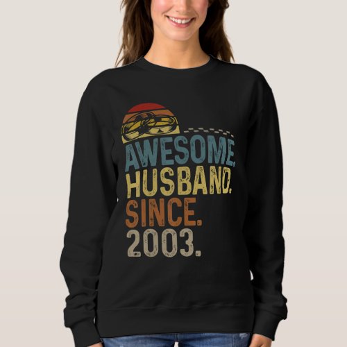 Mens Vintage Rings Wedding Anniversary Awesome Hus Sweatshirt