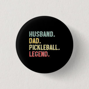 Mens Vintage Shirt Husband Dad Pickleball Legend Button