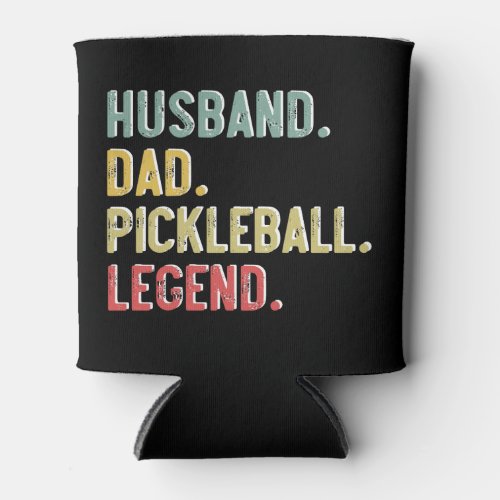 Mens Vintage Shirt Husband Dad Pickleball Legend Can Cooler