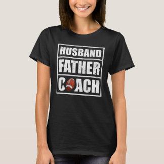 Mens Vintage Style Husband Father Rugby Coach Fath T-Shirt