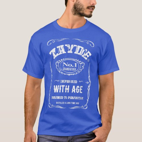 Mens Vintage Zayde Hebrew Yiddish Grandfather  T_Shirt