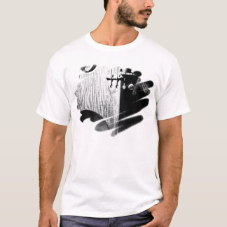 Men's Violin Scribble T-Shirt