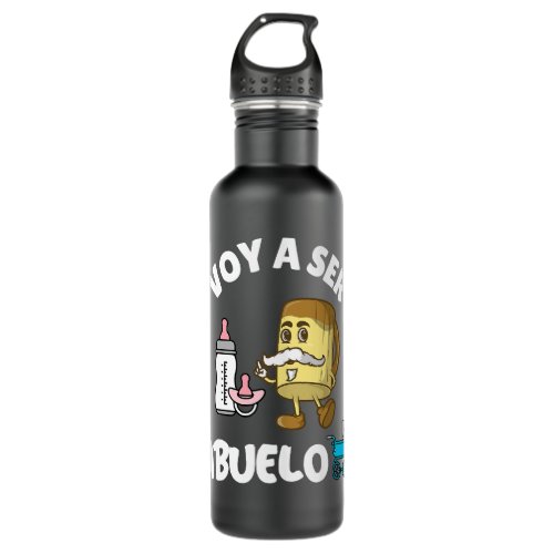 Mens Voy A Ser Abuelo Primerizos Futuro Abuelos An Stainless Steel Water Bottle
