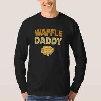 Mens Waffle Daddy Food Waffle Whisperer Fathers D T-Shirt