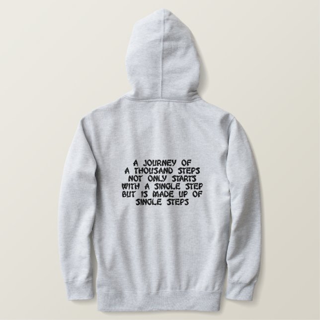 Men's Warm Sherpa Lined Stylish Zip Hoodie (Design Back)
