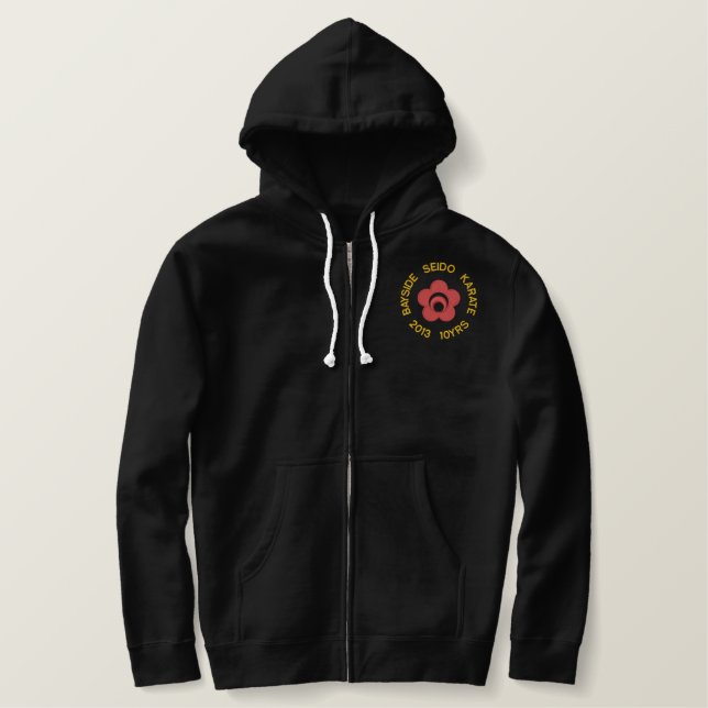 Men's Warm Sherpa Lined Stylish Zip Hoodie (Design Front)