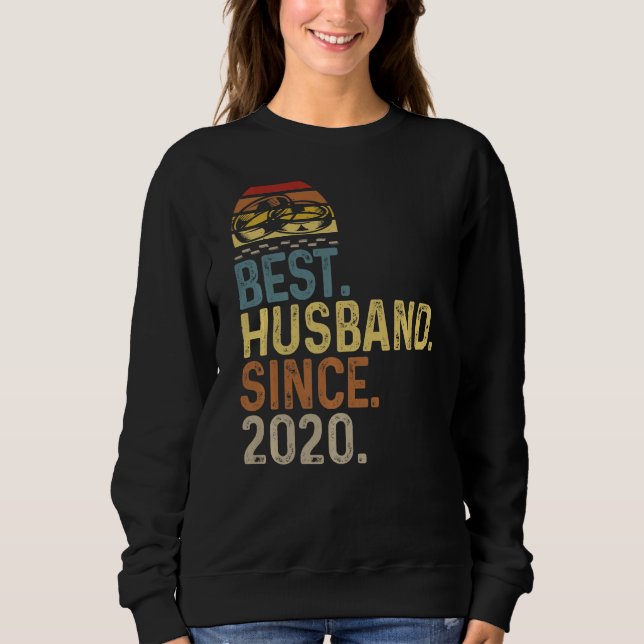Mens Wedding Anniversary Design Best Husband Since Sweatshirt (Front)