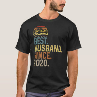 Mens Wedding Anniversary Design Best Husband Since T-Shirt