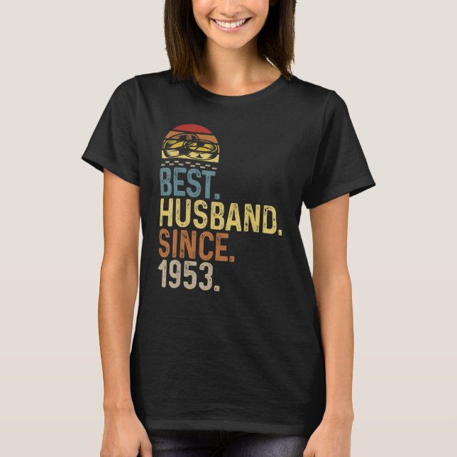 Mens Wedding Anniversary World Best Husband Since  T-Shirt (Front)
