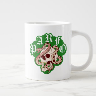 Mens Weekend Scramble Badass Skull Snake Gothic Giant Coffee Mug