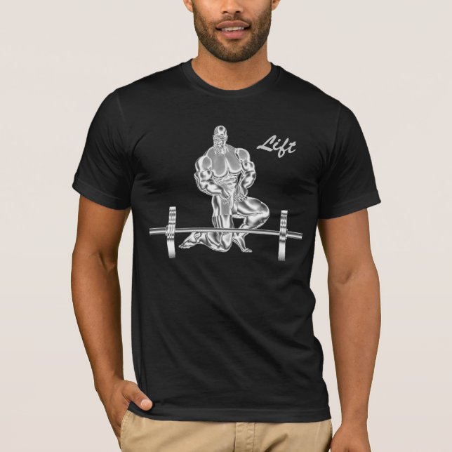 Mens Weightlifting T-Shirt (Front)