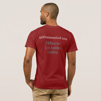 Mens #WellnessWarrior Red Basic Tee