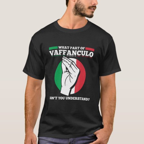 Mens What Part Of Vaffanculo Dont You Understand I T_Shirt
