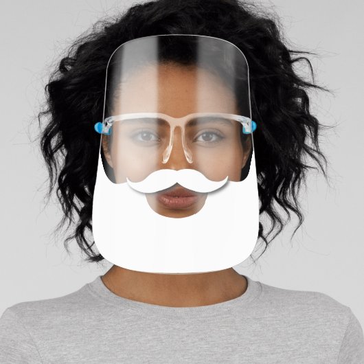 Men's White Beard Face Shield (Insitu)