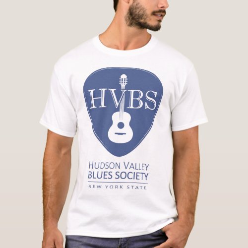 Mens White HVBS Large Logo Shirt