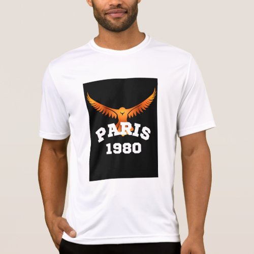 Mens White Paris Code T_Shirt White t_shirt 