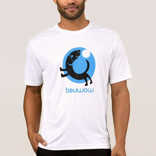 Mens White Sportek Athletic Shirt (Front)