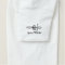 men's white tshirt with embroidered bozo texino