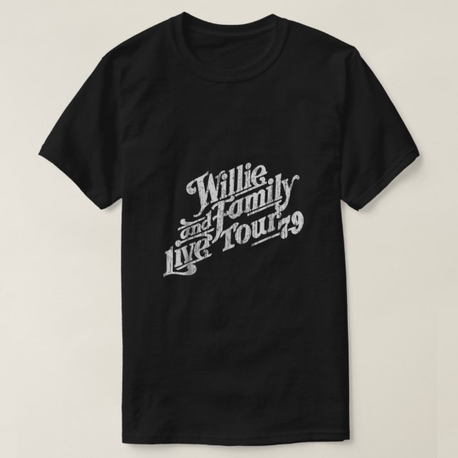 Mens Willie And Family Live Tour 79 Tee Essential (Design Front)