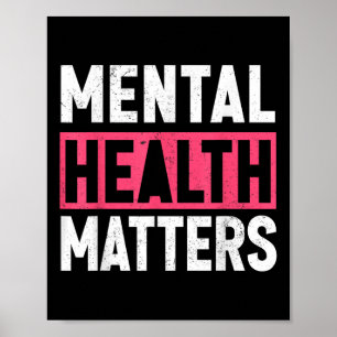 Mens Women Kids Mental Health S Awareness Poster