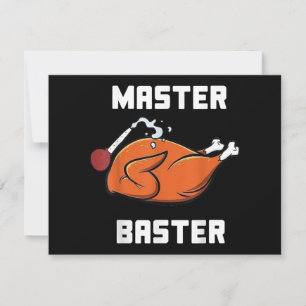 Mens Women Master Baster Funny Turkey Baster Thank