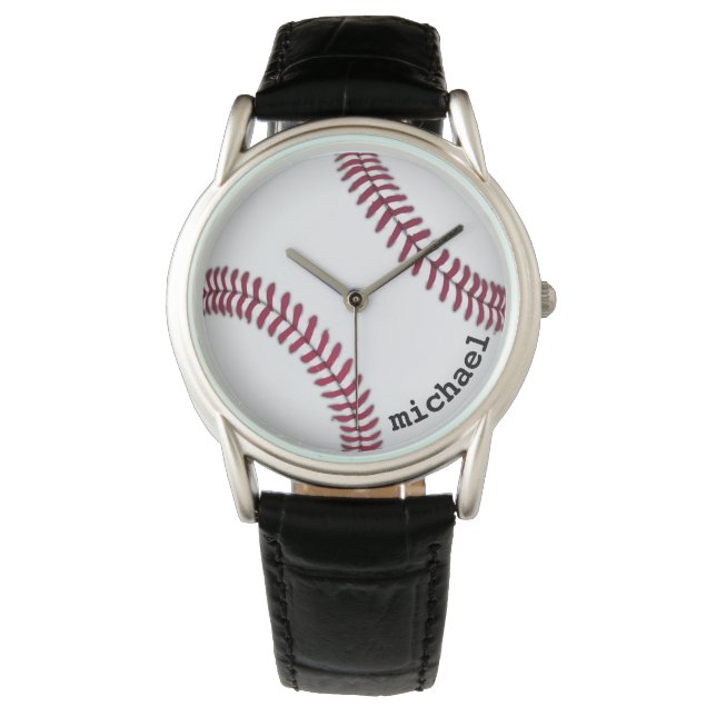 Men's Women's Baseball Watch Personalized Gift (Front)