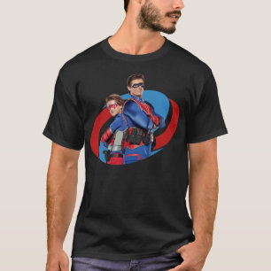Mens Womens Captain Man And Kid Danger Digital Fil T-Shirt