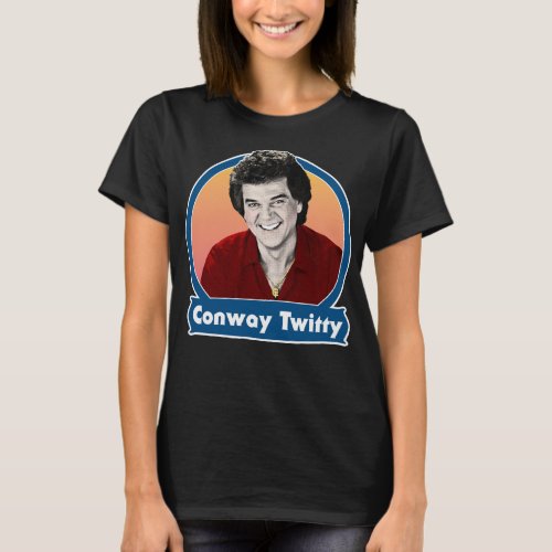Mens Womens Conway Retro Twitty Style Design Funny T_Shirt