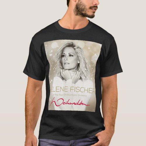 Mens Womens  Famous Helene Beautiful Fischer Femal T_Shirt