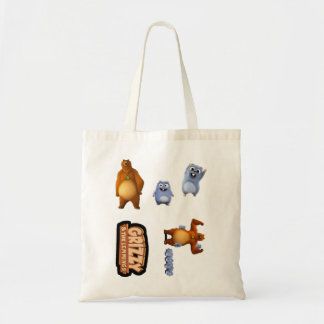 Mens Womens Grizzy And Lemmings Funny Kids Gift Ca Tote Bag