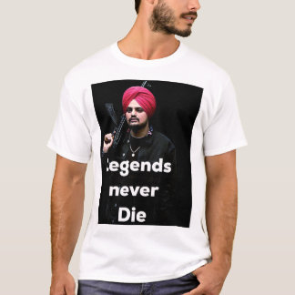 Mens Womens Indian Sidhu Five Moose Man Wala Actor T-Shirt