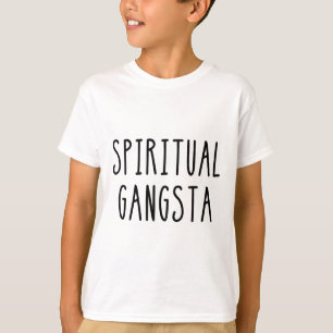 Mens Womens Yogi Funny Yoga Spiritual Gangsta  T-Shirt
