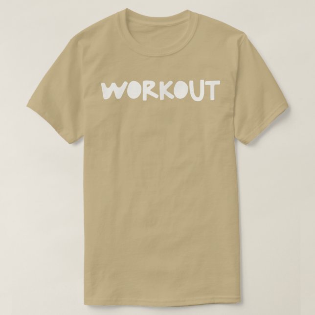 Mens WORKOUT Gym Fitness Workout Bodybuilding Moti T-Shirt (Design Front)