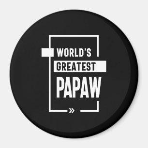 Mens World's Greatest Papaw Gift Magnet