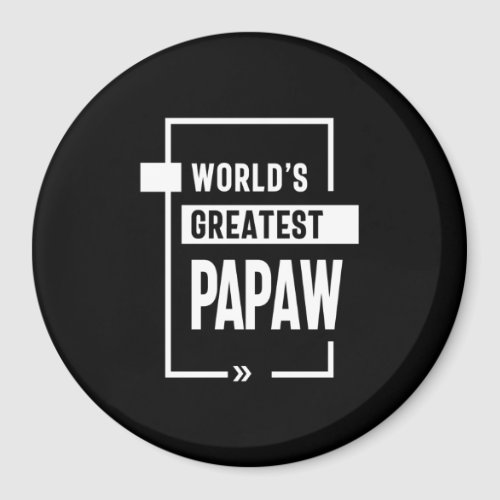 Mens Worlds Greatest Papaw Gift Magnet