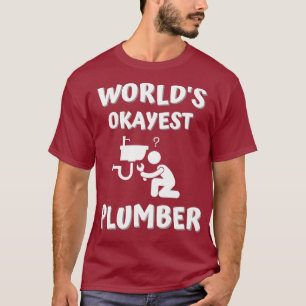 Mens Worlds Okayest Plumber T-Shirt