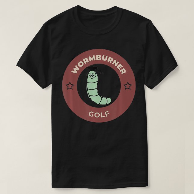 Men's Wormburner Golf Funny Golf  T-Shirt (Design Front)