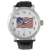 Men's Wrist Watch - American Flag