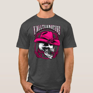 Mens Yallternative Alt Country Skull Alternative T-Shirt