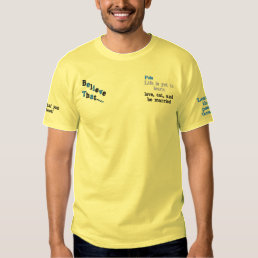 Men&#39;s Yellow Polo T-shirt