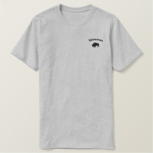 Men's Yellowstone Buffalo Embroidered T-Shirt