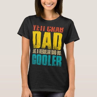 Mens Yeti Crab Dad Like a Regular Dad but Cooler T-Shirt